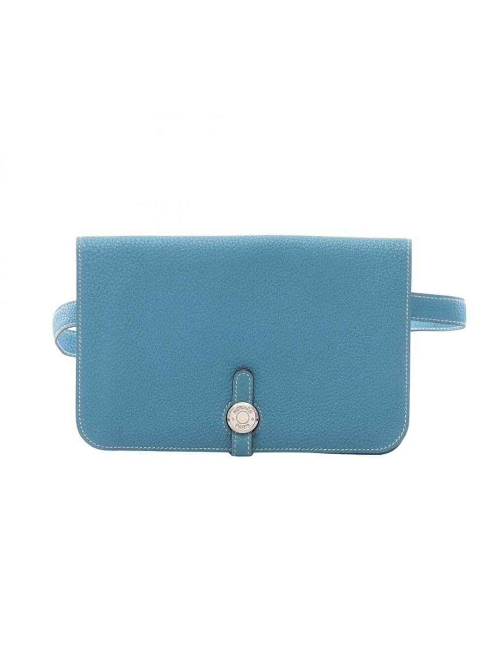 Hermes Waist Bag Dogon Posh Blue Jean Leather